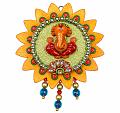 Royal Ganesh Mandala Hanging 5" x 5"